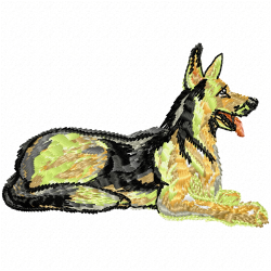 Dogs Embroidery Design 5